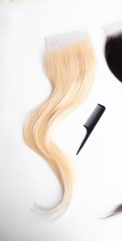 Lace Closure Blonde 12-20 Inch 5"x 5”